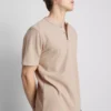 Camisas Henley texturadas