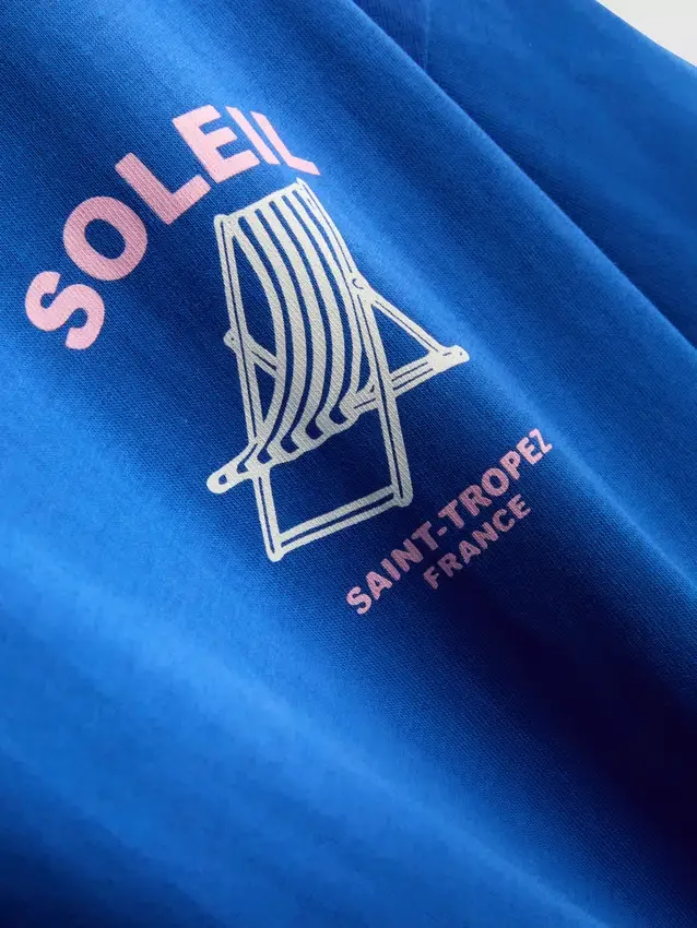 Camisas oversized com estampado «Soleil»