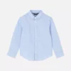 Camisas oxford de manga comprida para meninos mais novos