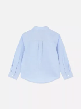 Camisas oxford de manga comprida para meninos mais novos