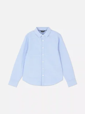 Camisas oxford de manga comprida para meninos mais velhos