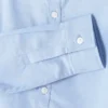Camisas oxford de manga comprida para meninos mais velhos