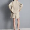Camisas às riscas em popeline de algodão