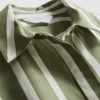 Camisas às riscas em popeline de algodão