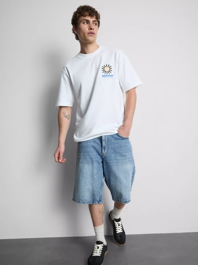 Camiseta com estampado «Dorado Desert»