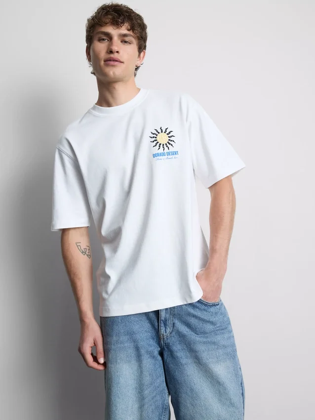 Camiseta com estampado «Dorado Desert»