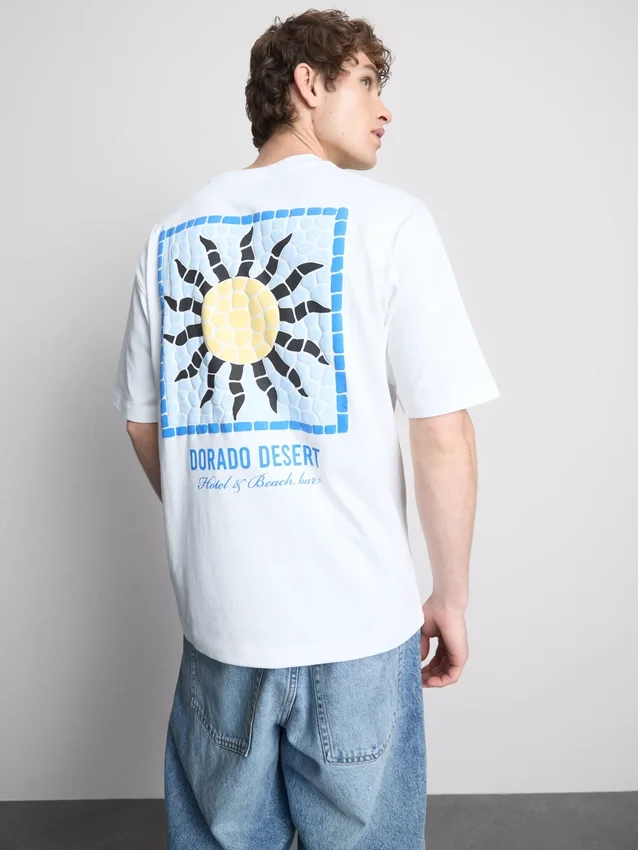 Camiseta com estampado «Dorado Desert»