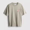 Camiseta com estampado «Washed Japan»