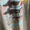 Camiseta com estampado «Washed Japan»