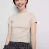 Camisola básica para bebé com elevado teor de algodão