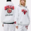 Camisola com capuz com o logótipo dos Chicago Bulls da NBA