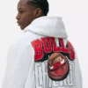 Camisola com capuz com o logótipo dos Chicago Bulls da NBA