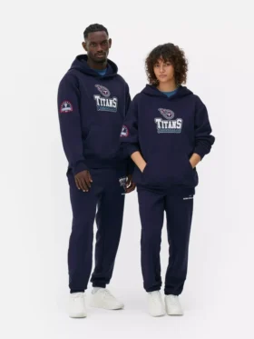 Camisola com capuz com o logótipo dos Tennessee Titans da NFL