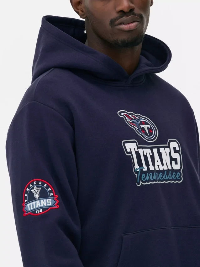 Camisola com capuz com o logótipo dos Tennessee Titans da NFL