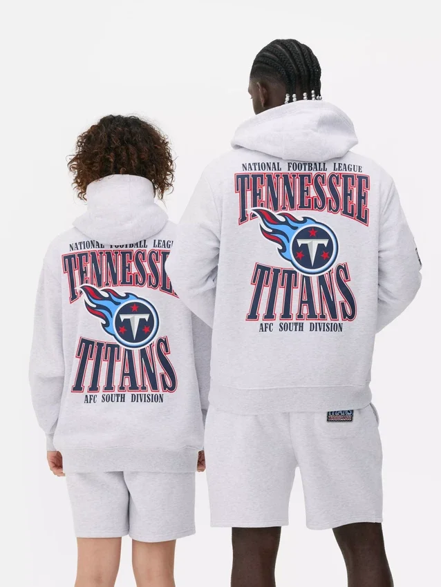 Camisola com capuz com o logótipo dos Tennessee Titans da NFL