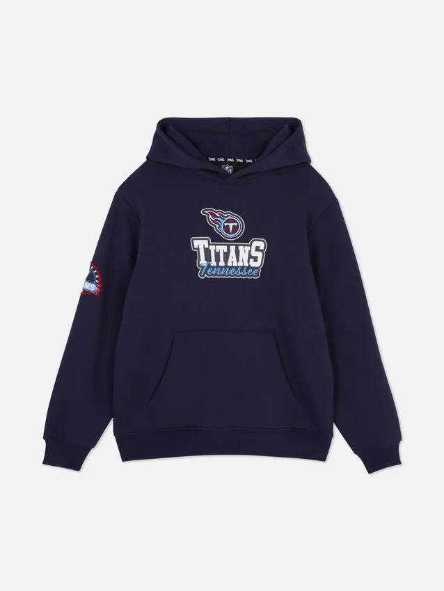 Camisola com capuz com o logótipo dos Tennessee Titans da NFL