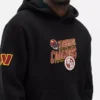 Camisola com capuz com o logótipo dos Washington Commanders da NFL