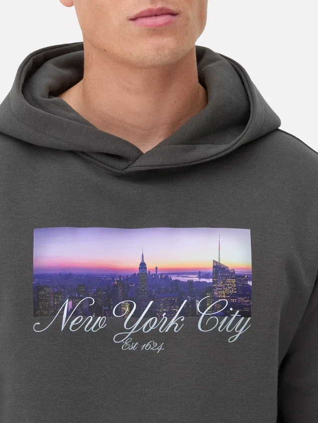 Camisola com capuz da cidade de Nova Iorque