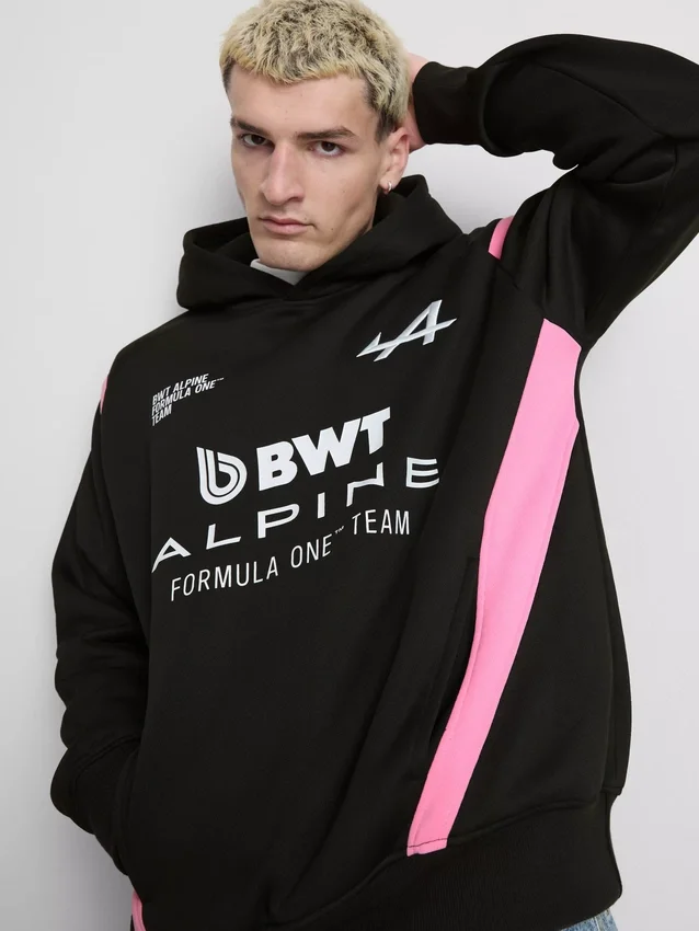 Camisola com capuz da equipa BWT Alpine de Fórmula 1