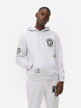 Camisola com capuz dos Brooklyn Nets da NBA
