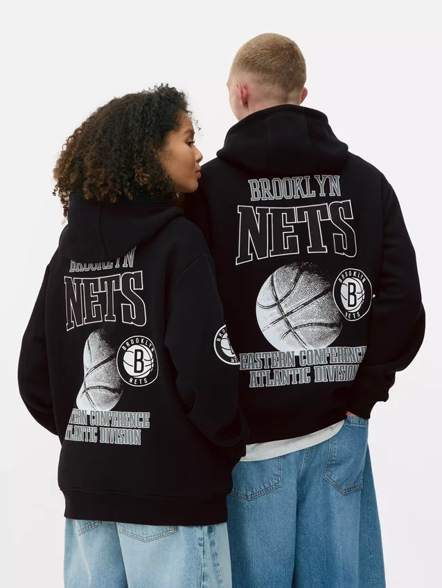 Camisola com capuz dos Brooklyn Nets da NBA