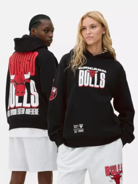 Camisola com capuz dos Chicago Bulls da NBA