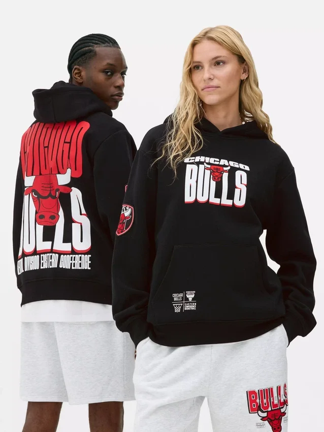 Camisola com capuz dos Chicago Bulls da NBA