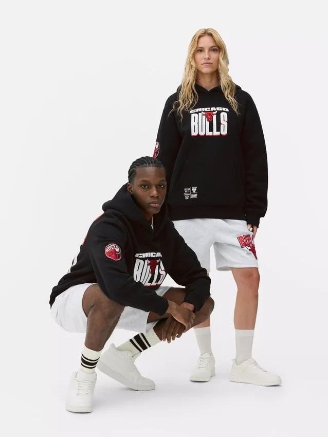 Camisola com capuz dos Chicago Bulls da NBA