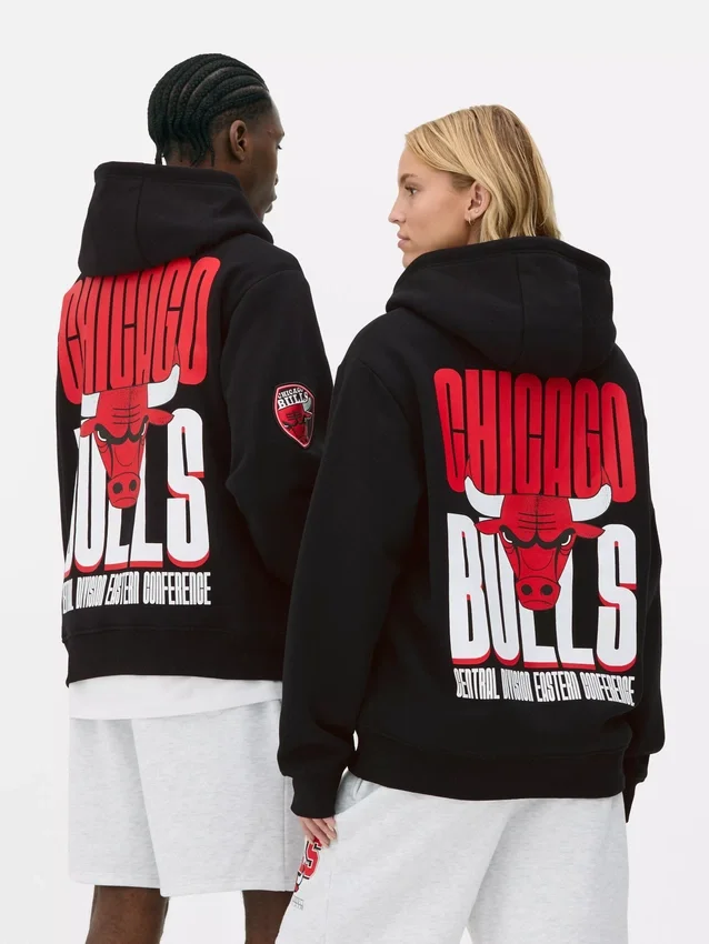 Camisola com capuz dos Chicago Bulls da NBA