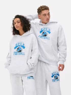 Camisola com capuz dos Detroit Lions da NFL
