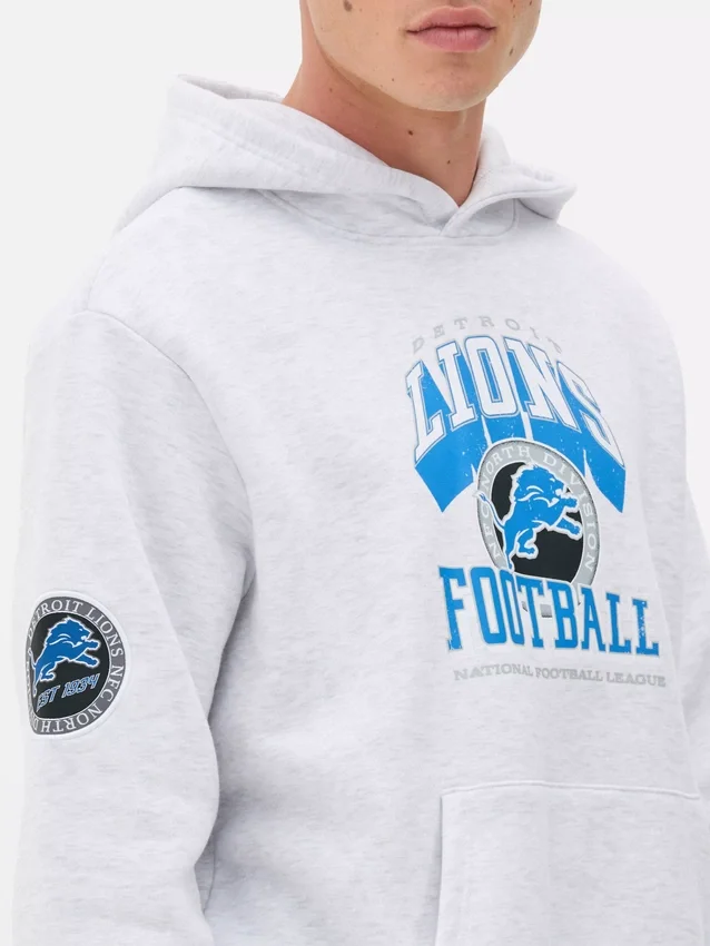 Camisola com capuz dos Detroit Lions da NFL