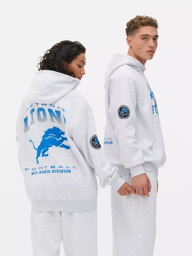 Camisola com capuz dos Detroit Lions da NFL
