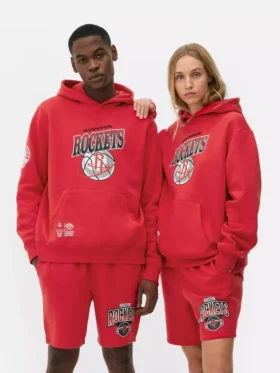 Camisola com capuz dos Houston Rockets da NBA