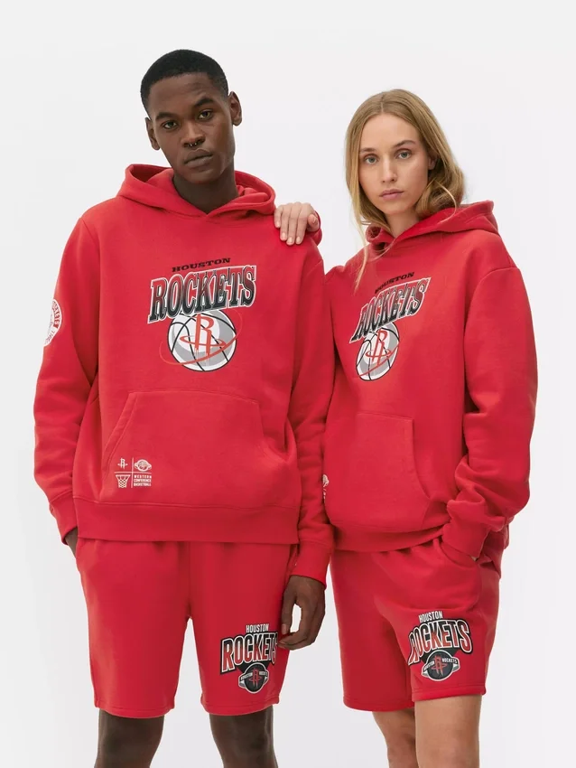 Camisola com capuz dos Houston Rockets da NBA