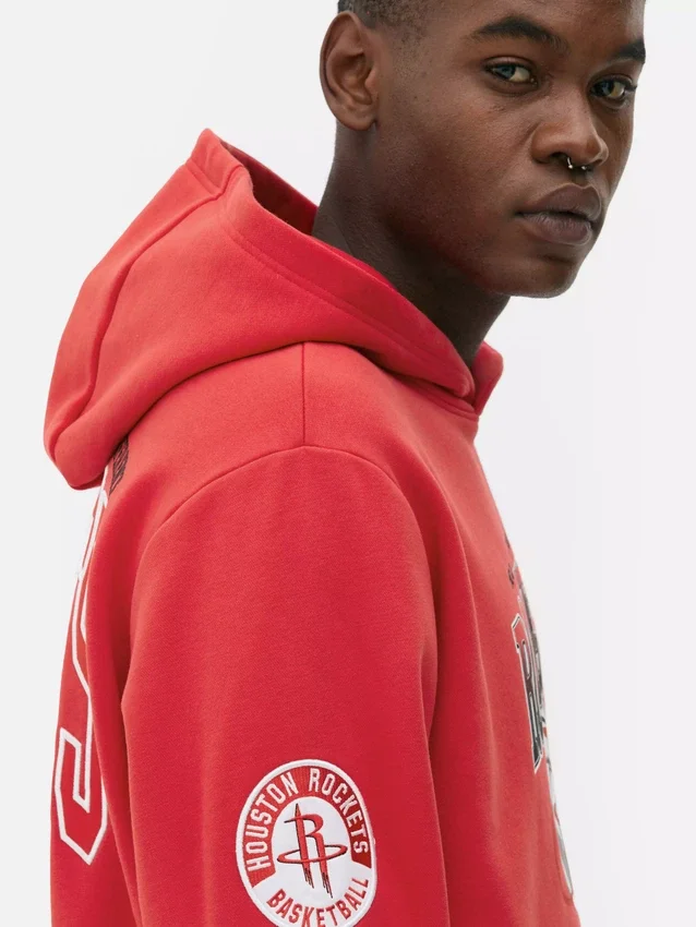 Camisola com capuz dos Houston Rockets da NBA