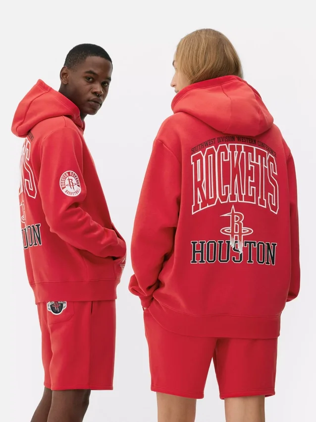 Camisola com capuz dos Houston Rockets da NBA