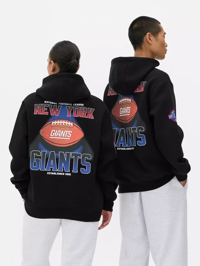Camisola com capuz dos New York Giants da NFL