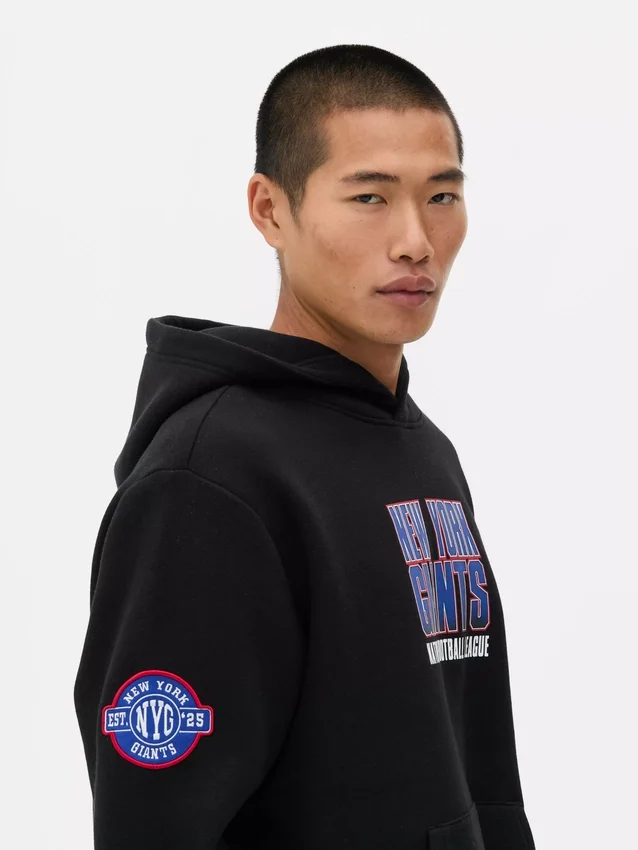 Camisola com capuz dos New York Giants da NFL