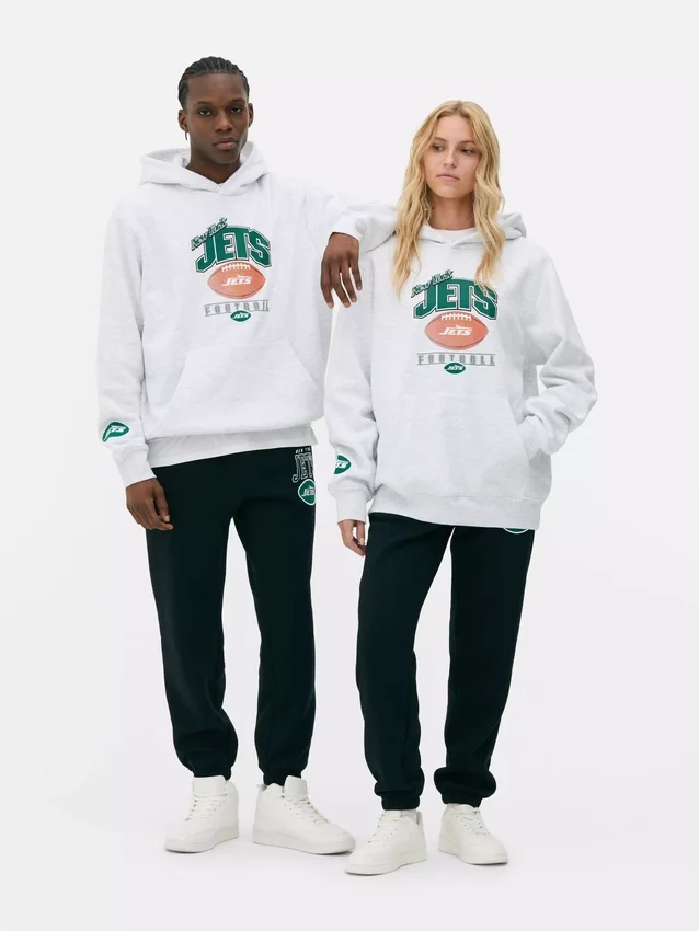 Camisola com capuz dos New York Jets da NFL
