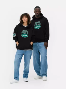 Camisola com capuz dos New York Jets da NFL