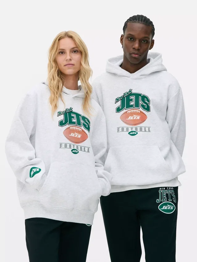 Camisola com capuz dos New York Jets da NFL