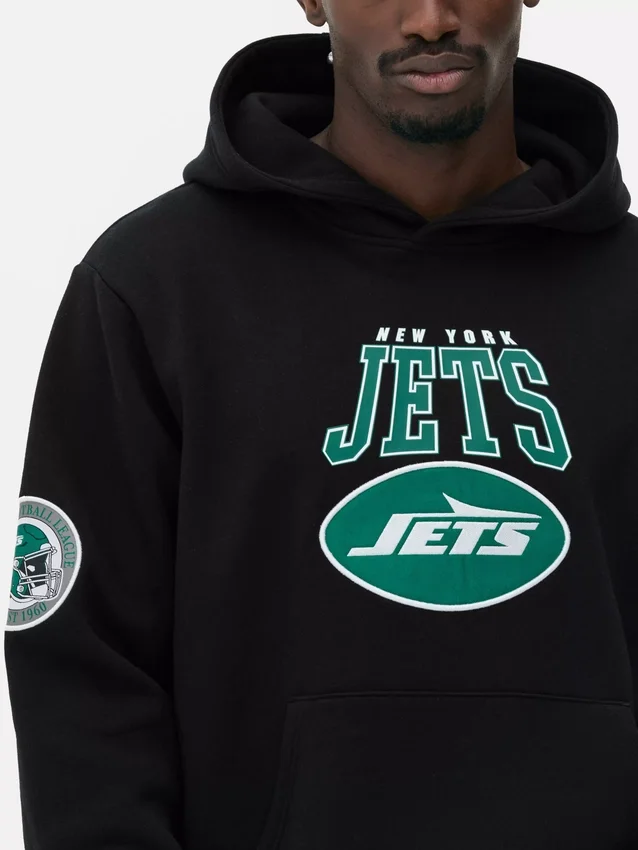 Camisola com capuz dos New York Jets da NFL