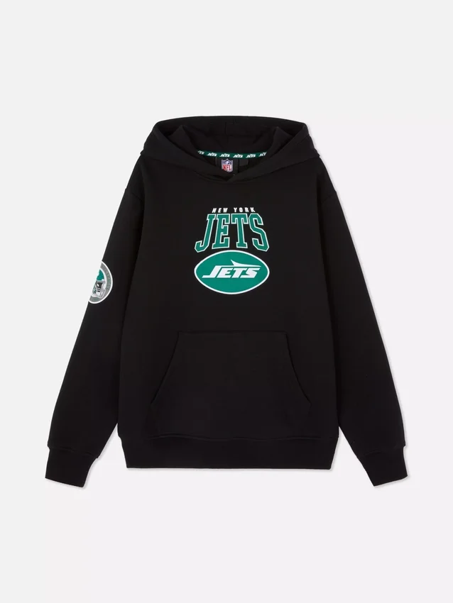 Camisola com capuz dos New York Jets da NFL