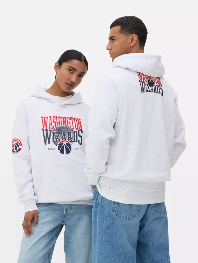 Camisola com capuz dos Washington Wizards da NBA