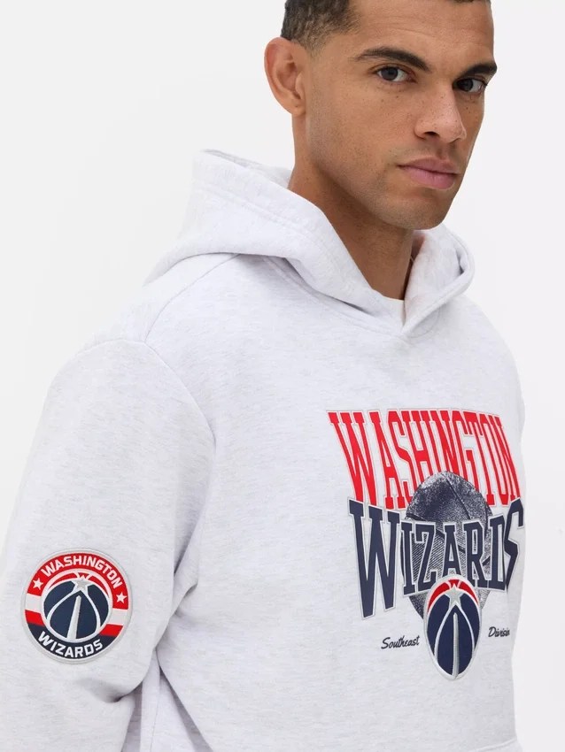 Camisola com capuz dos Washington Wizards da NBA