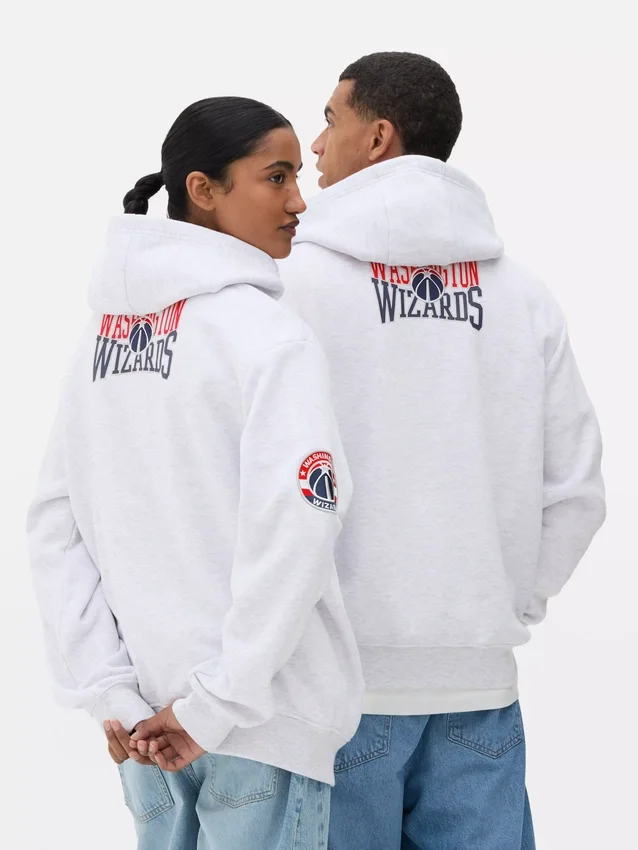 Camisola com capuz dos Washington Wizards da NBA