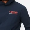 Camisola com capuz e estampado «Chicago Deep Dish»