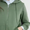 Camisola com capuz e fecho de correr Essential