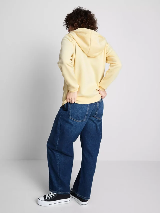Camisola com capuz e fecho de correr Essential
