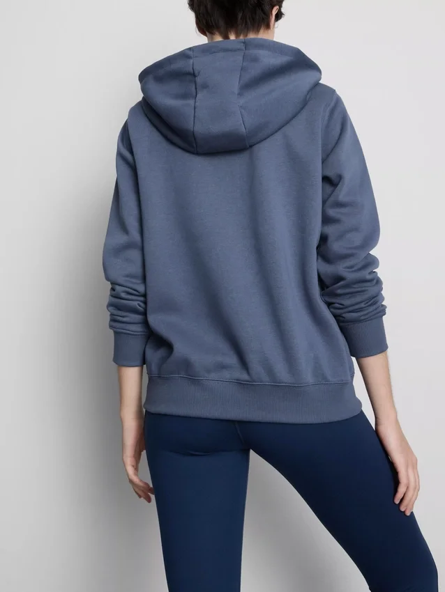 Camisola com capuz e fecho de correr Essential